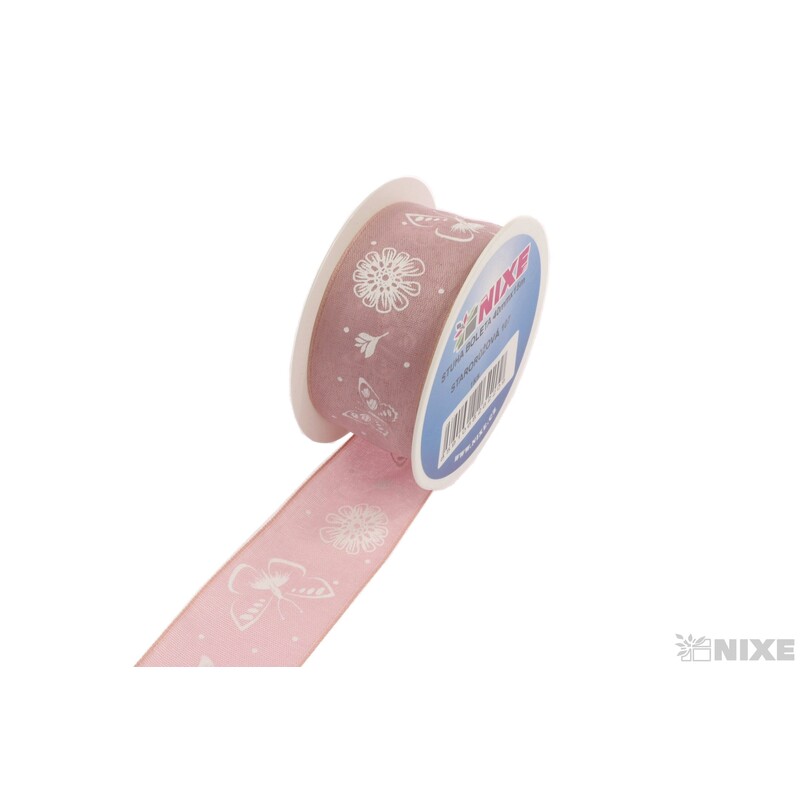 STUHA BOLETA 40mmx15m*STARORŮŽOVÁ 107