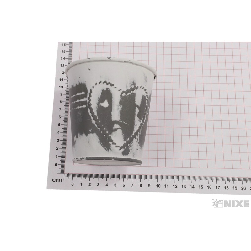 PLECHOVÝ OBAL 10x10cm*BÍLÁ