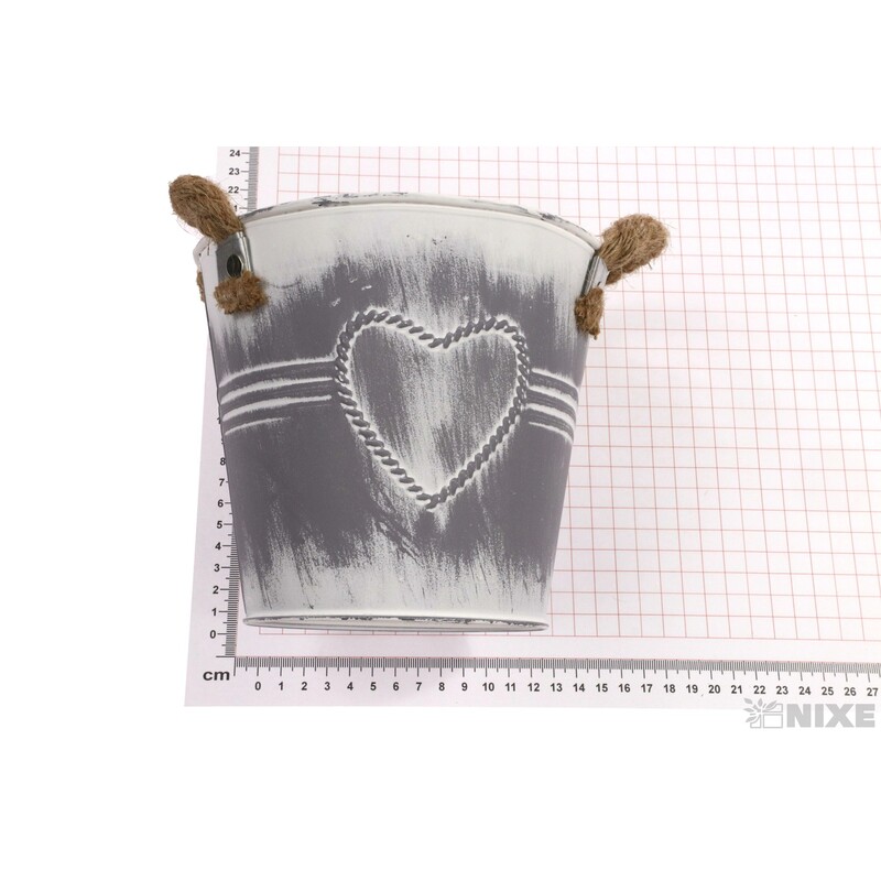 PLECHOVÝ OBAL 17x15cm*BÍLÁ