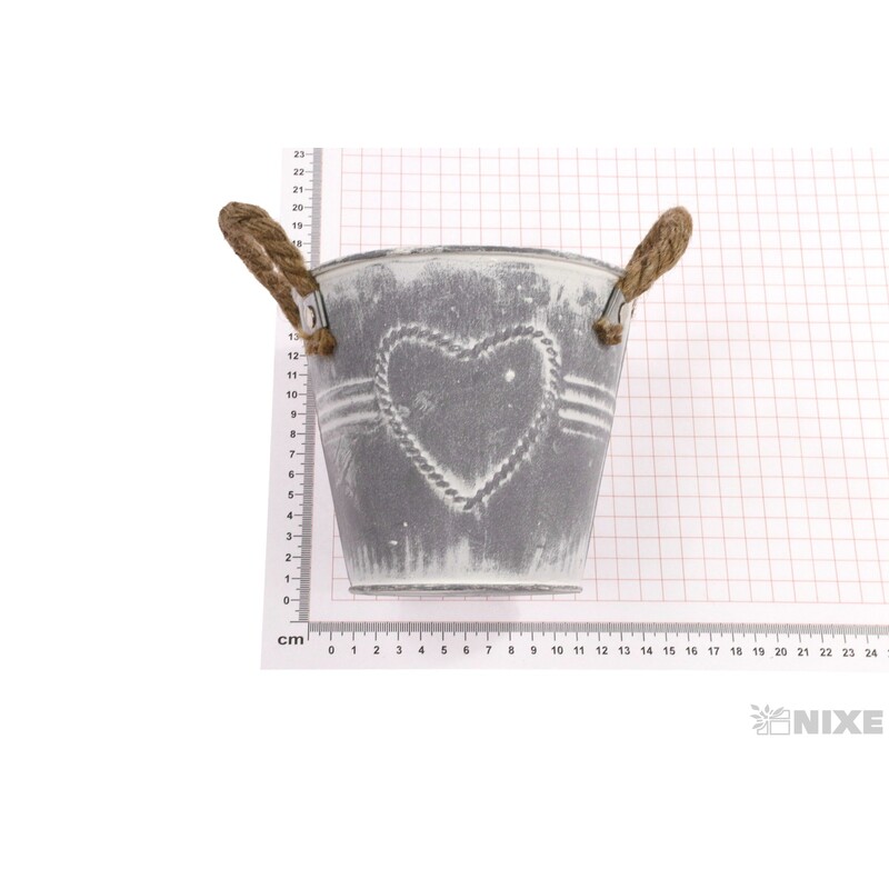 PLECHOVÝ OBAL 14x13cm*BÍLÁ