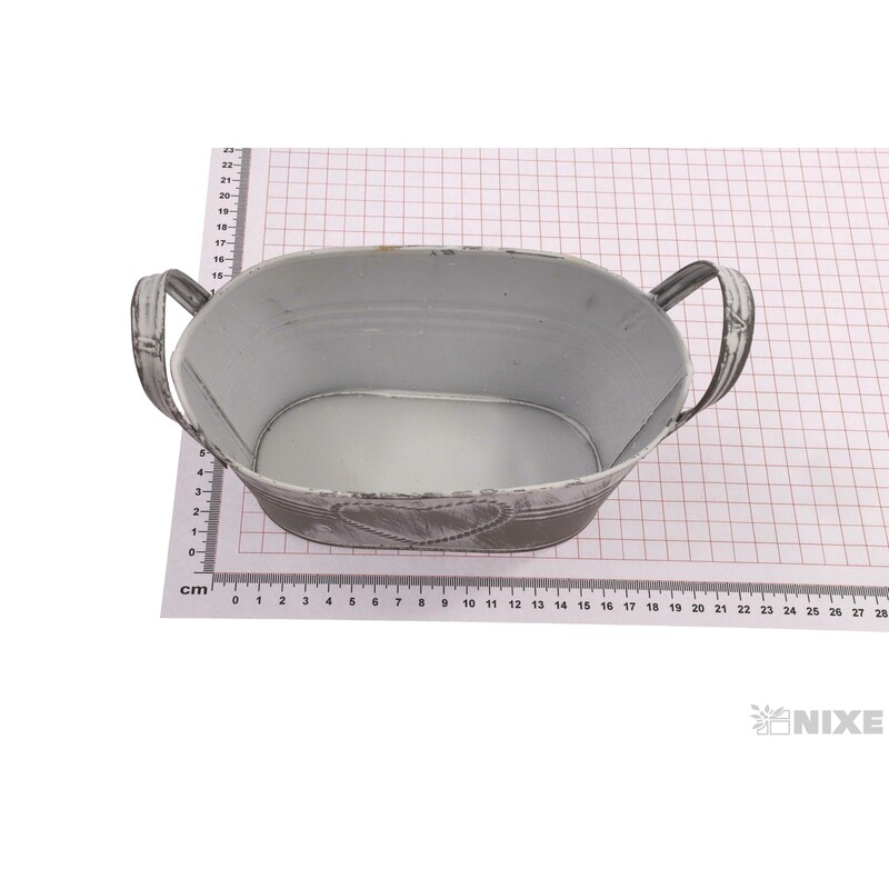 PLECHOVÝ OBAL 20x09cm*BÍLÁ V+