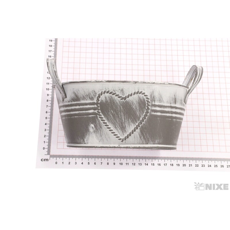 PLECHOVÝ OBAL 20x09cm*BÍLÁ V+