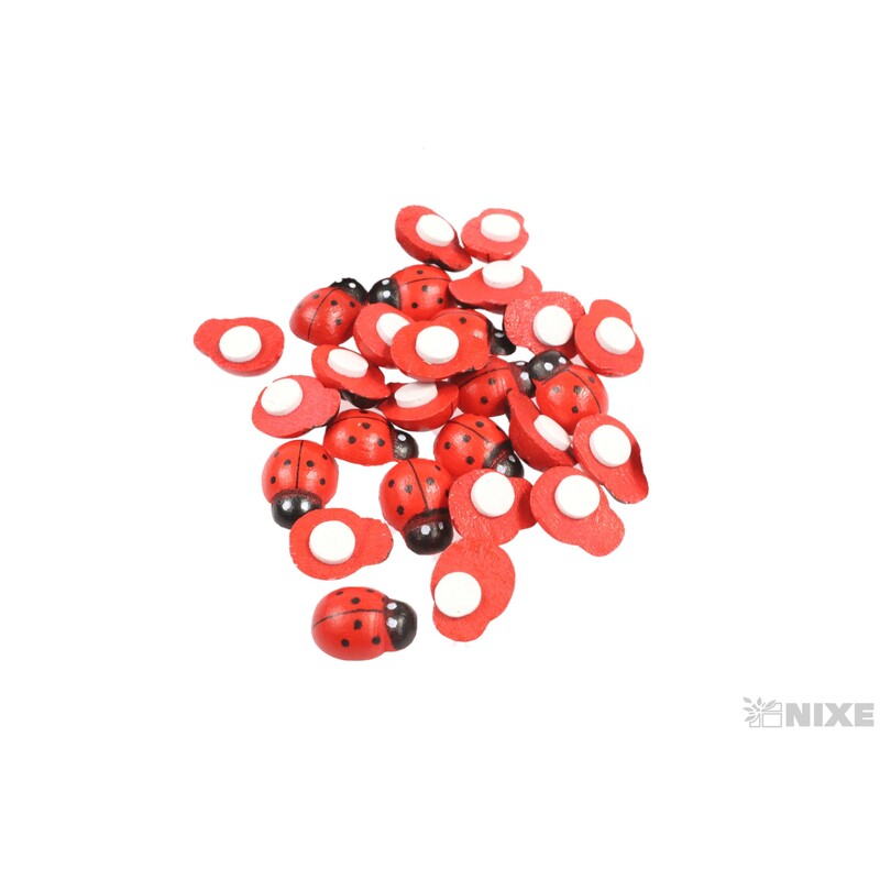 BERUŠKA NALEP 1,5cm 36ks*ČERVENÁ