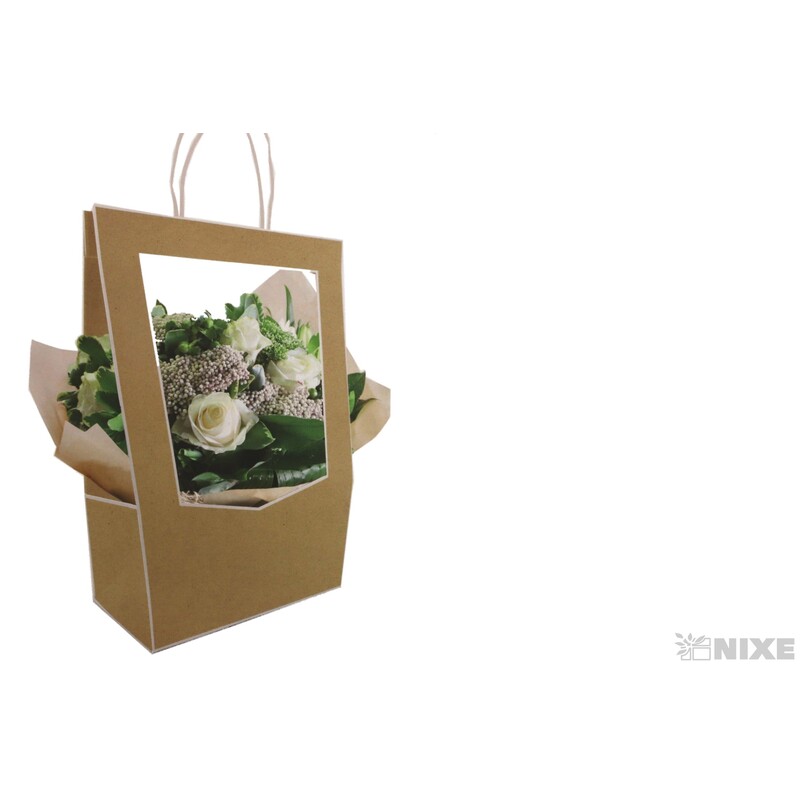 TAŠKA MEDAILLON 23x14x38cm*PŘÍRODNÍ