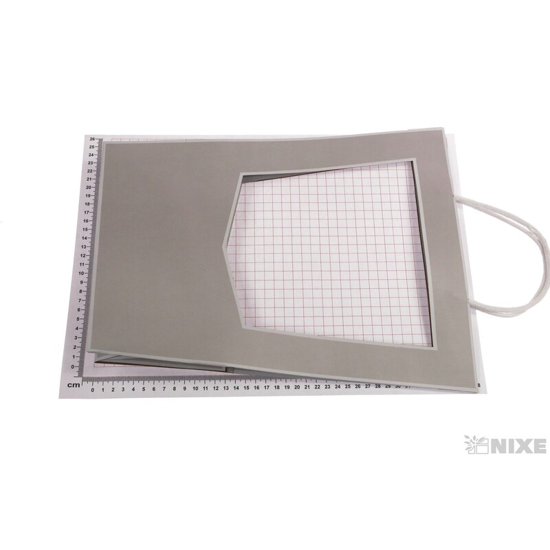 TAŠKA MEDAILLON 23x14x38cm*ŠEDÁ