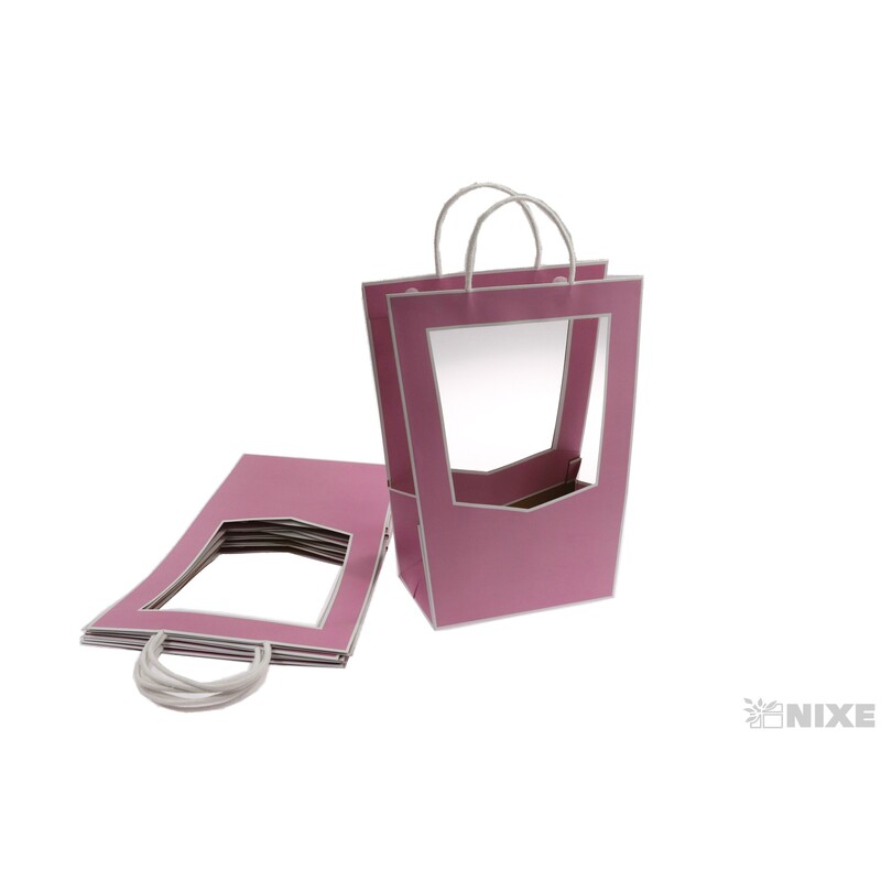 TAŠKA MEDAILLON 23x14x38cm*RŮŽOVÁ TM.