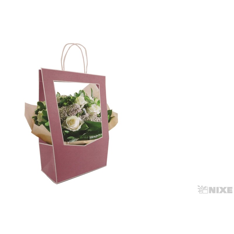 TAŠKA MEDAILLON 23x14x38cm*RŮŽOVÁ TM.