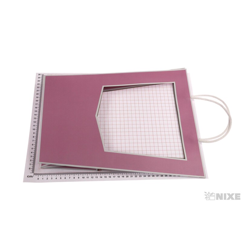 TAŠKA MEDAILLON 23x14x38cm*RŮŽOVÁ TM.