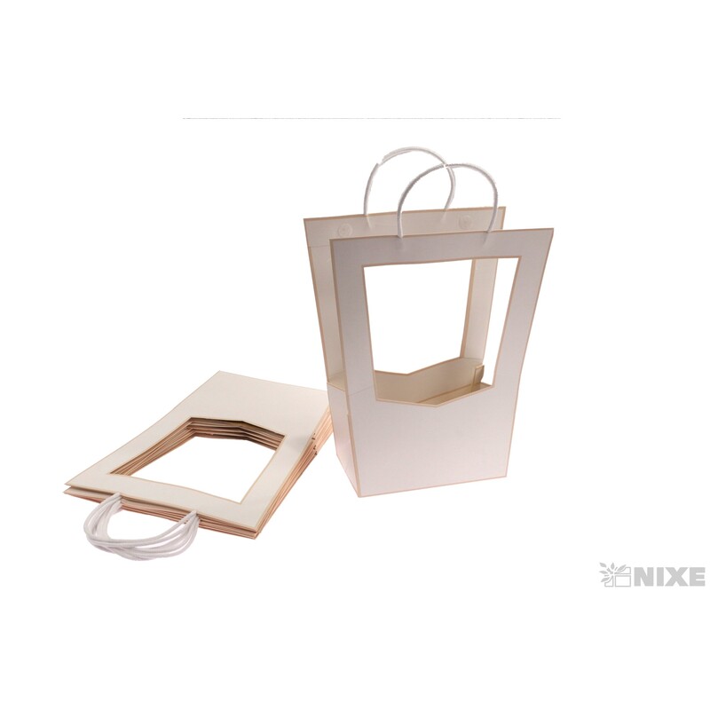 TAŠKA MEDAILLON 23x14x38cm*BÍLÁ