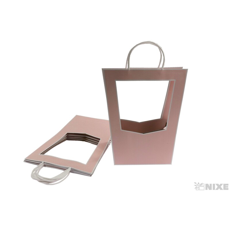 TAŠKA MEDAILLON 23x14x38cm*RŮŽOVÁ