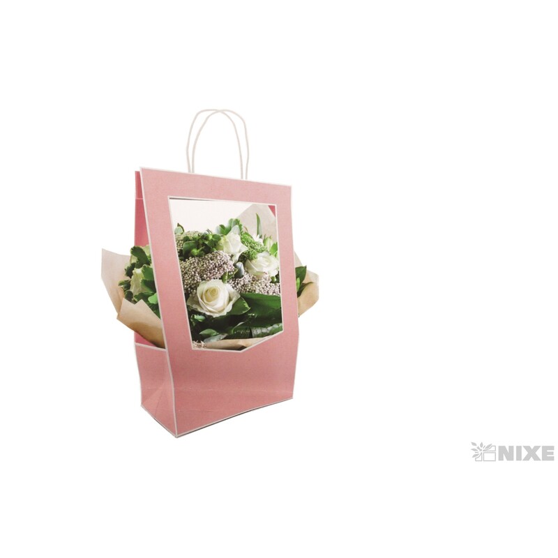 TAŠKA MEDAILLON 23x14x38cm*RŮŽOVÁ