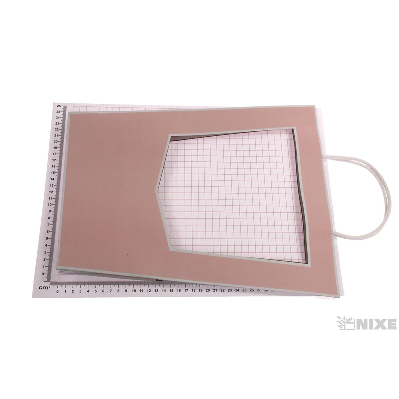 TAŠKA MEDAILLON 23x14x38cm*RŮŽOVÁ