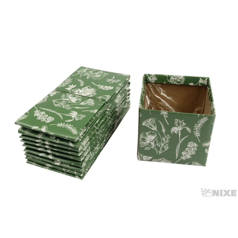 OBAL KRABICE SB 10,5x10,5x10cm*ZELENÁ