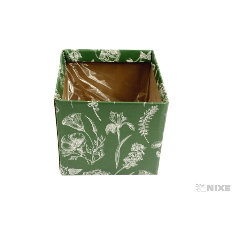 OBAL KRABICE SB 10,5x10,5x10cm*ZELENÁ