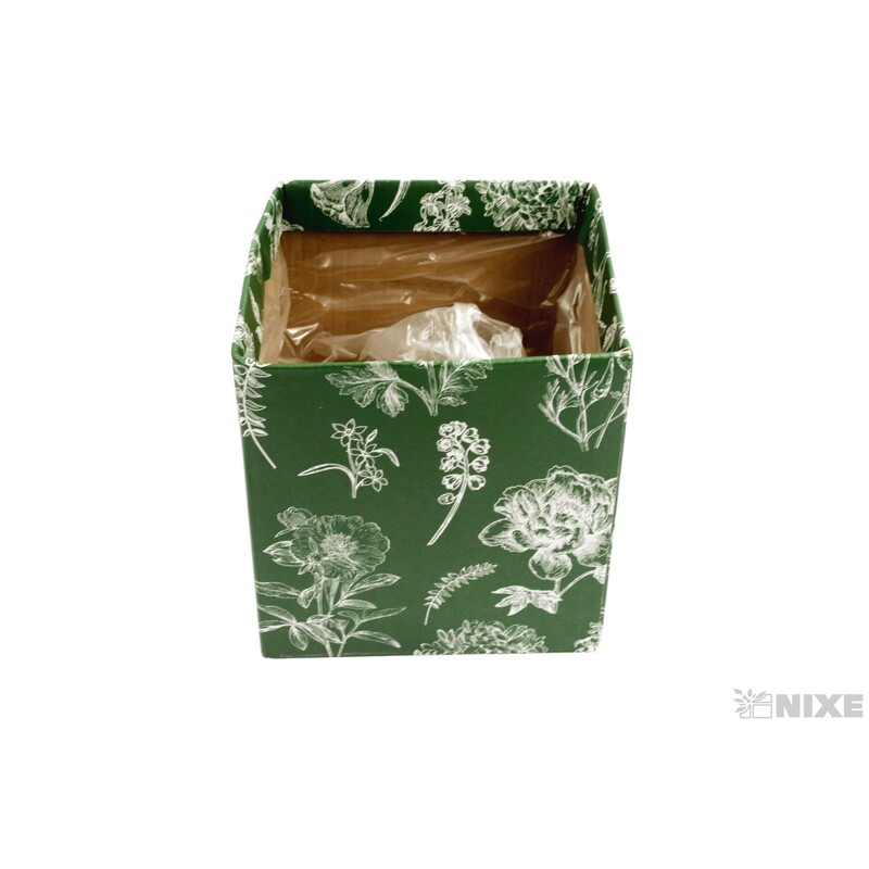 OBAL KRABICE SB 12x12x12,5cm*ZELENÁ