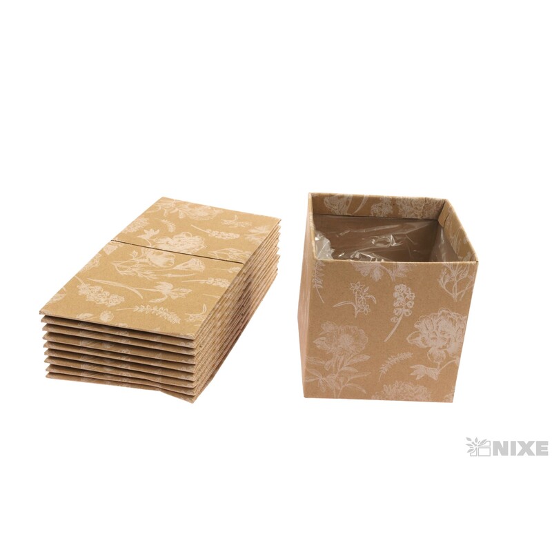 OBAL KRABICE SB 12x12x12,5cm*PŘÍRODNÍ