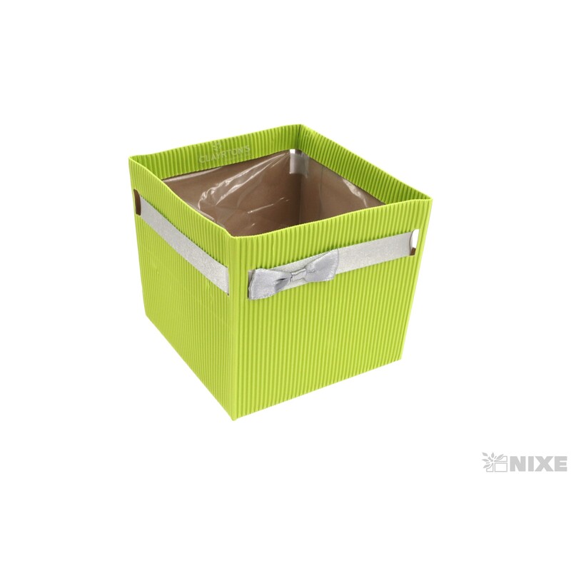 OBAL KRABICE SIMPLY 10x10,5x10,5cm*ZELENÁ V+