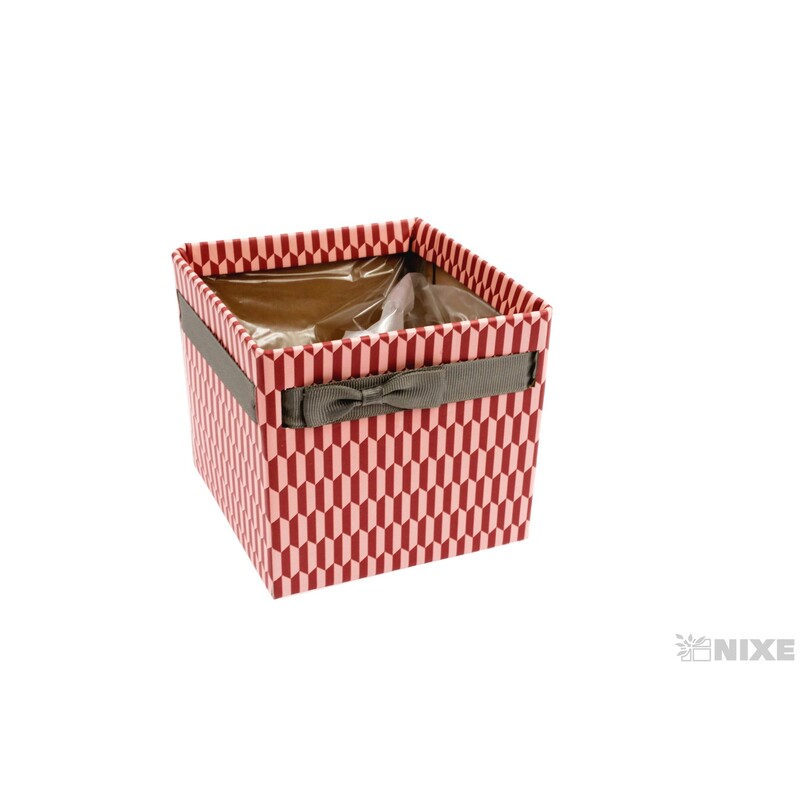 OBAL KRABICE SIMPLY 10x10,5x10,5cm*RŮŽOVÁ