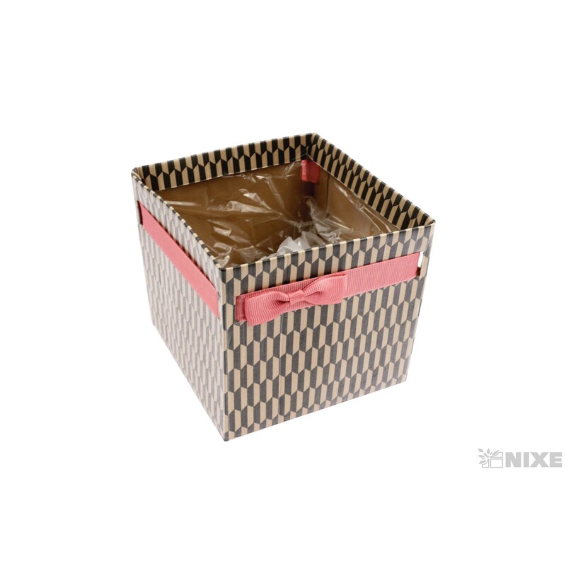 OBAL KRABICE SIMPLY 10x10,5x10,5cm*ČERNÁ V+