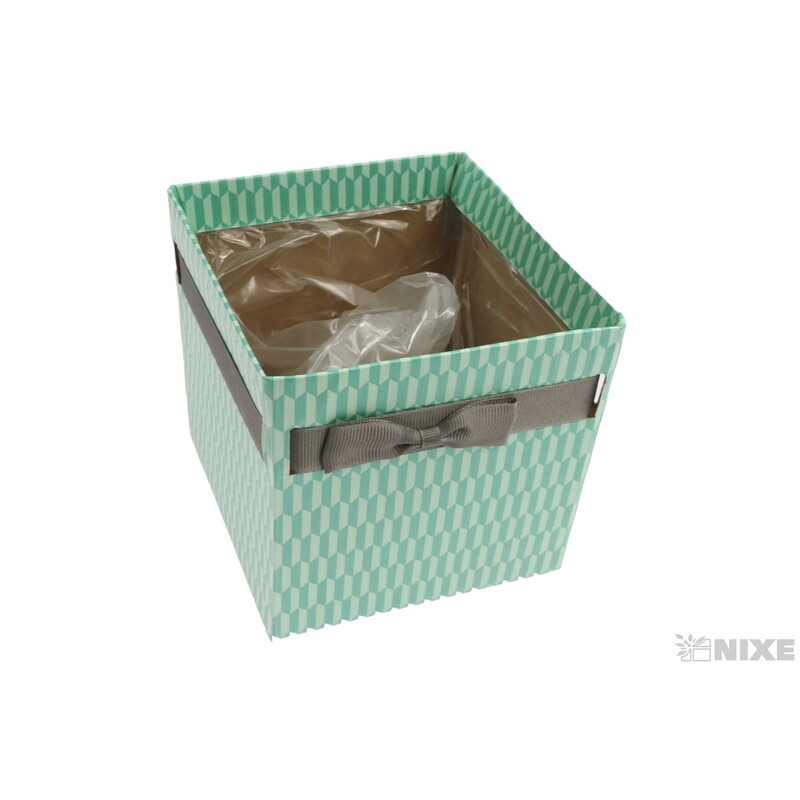 OBAL KRABICE SIMPLY 12,5x12x12cm*ZELENÁ