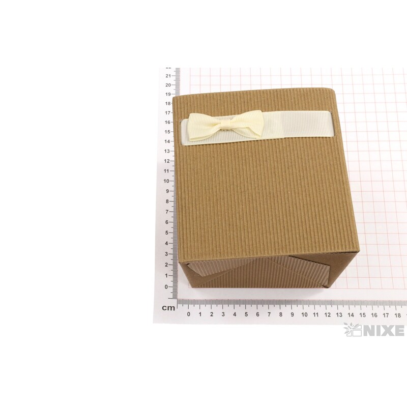 OBAL KRABICE SIMPLY 12,5x12x12cm*PŘÍRODNÍ+KRÉMOVÁ