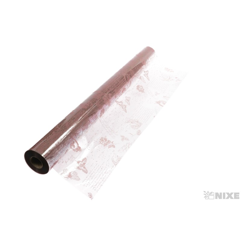 ROLE PLAST ROMANCE 80cmx100m*RŮŽOVÁ