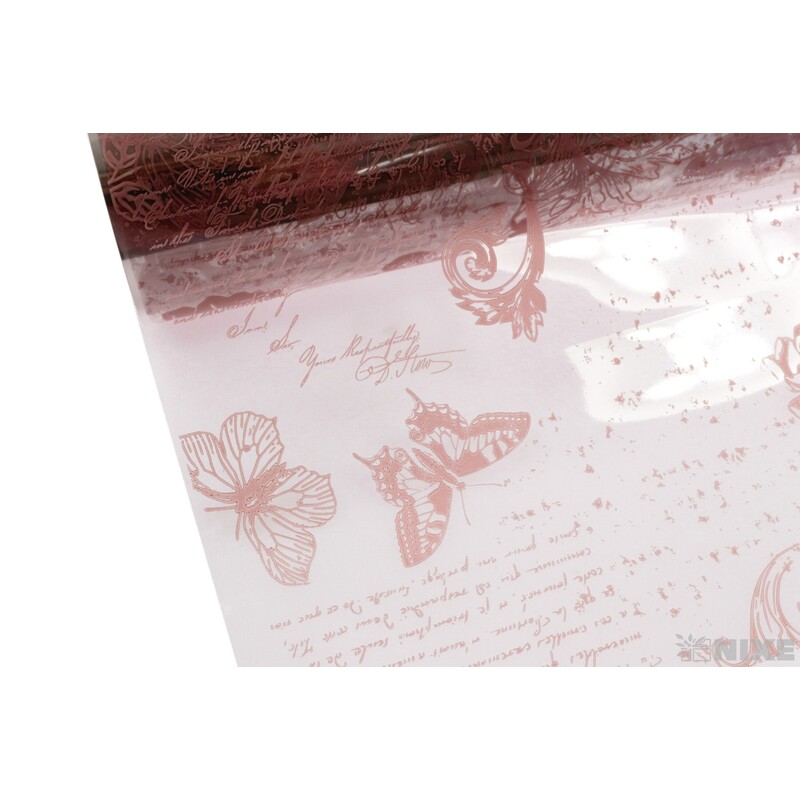 ROLE PLAST ROMANCE 80cmx100m*RŮŽOVÁ