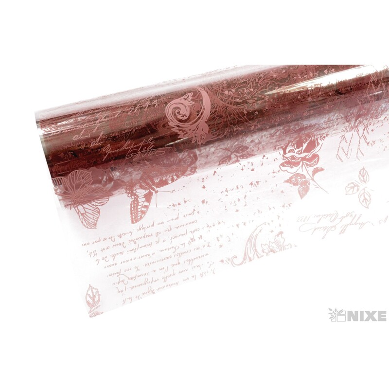 ROLE PLAST ROMANCE 80cmx100m*RŮŽOVÁ