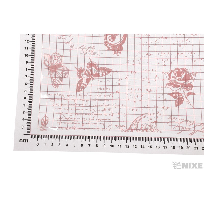 ROLE PLAST ROMANCE 80cmx100m*RŮŽOVÁ