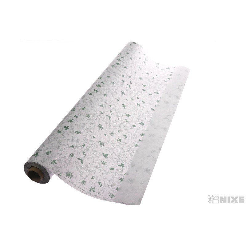 ROLE PAPÍR PORCELAINE 79cmx40m*BÍLÁ+ZELENÁ