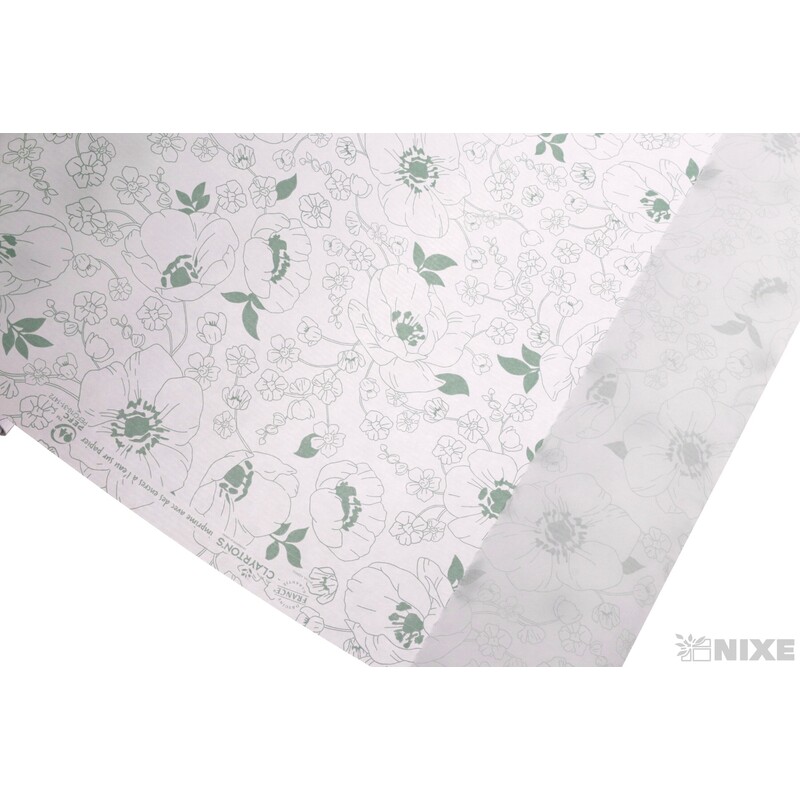 ROLE PAPÍR PORCELAINE 79cmx40m*BÍLÁ+ZELENÁ