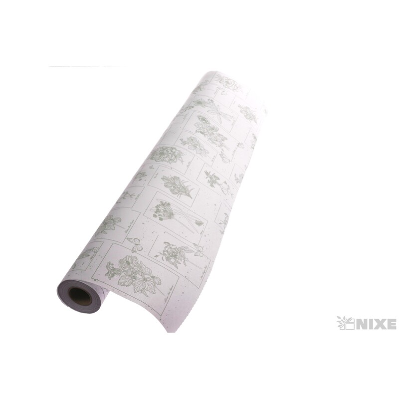 ROLE PAPÍR CURIOSITY 79cmx40m*BÍLÁ+ZELENÁ