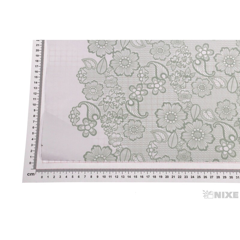 ROLE PAPÍR BRODERIE 79cmx40m*BÍLÁ+ZELENÁ