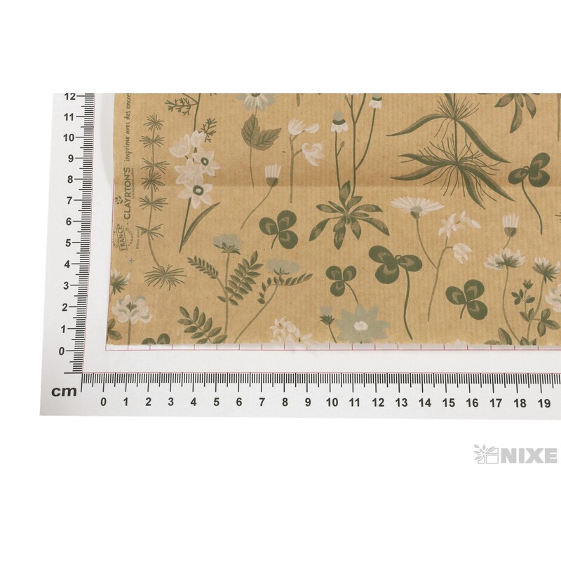 ROLE PAPÍR ULYSEE 79cmx40m*PŘÍRODNÍ+ZELENÁ