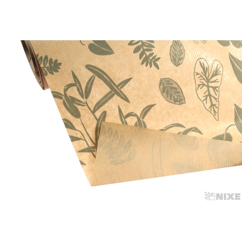 ROLE PAPÍR CANOPEE 79cmx40m*PŘÍRODNÍ+ZELENÁ