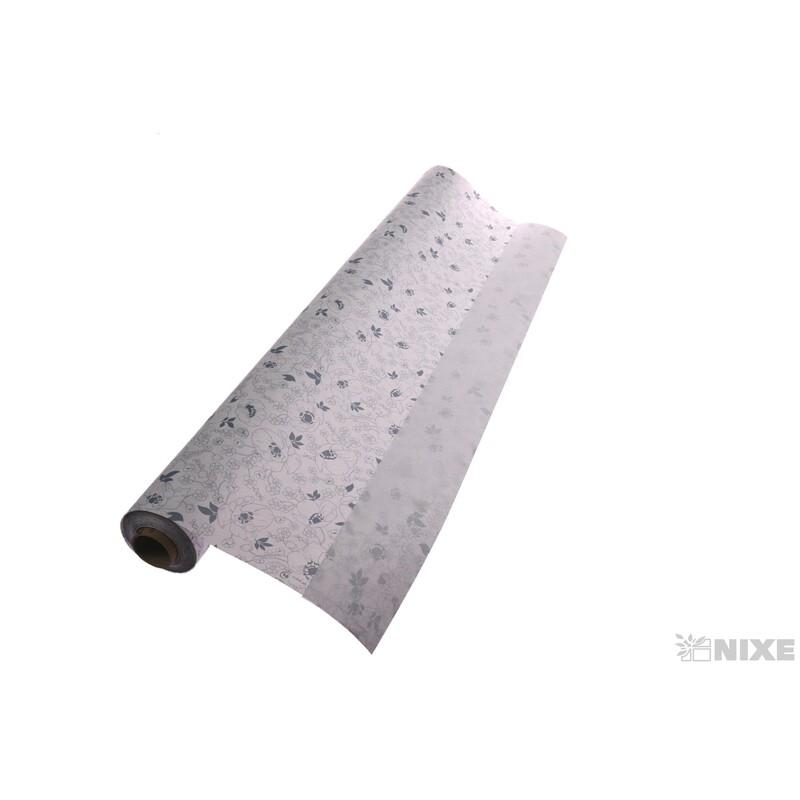 ROLE PAPÍR BLOOMING 79cmx40m*BÍLÁ+ŠEDÁ