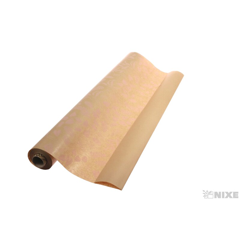 ROLE PAPÍR PEFC 79cmx40m*PŘÍRODNÍ+RŮŽOVÁ V+