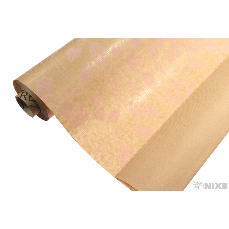 ROLE PAPÍR PEFC 79cmx40m*PŘÍRODNÍ+RŮŽOVÁ V+