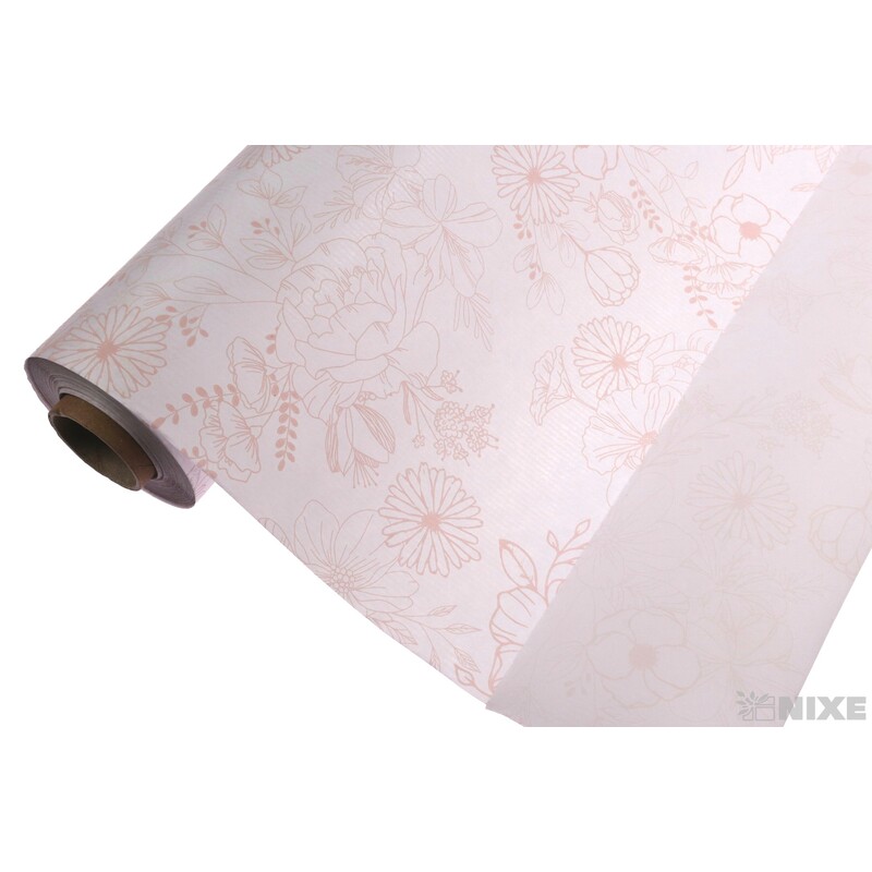 ROLE PAPÍR PEFC 79cmx40m*BÍLÁ+RŮŽOVÁ