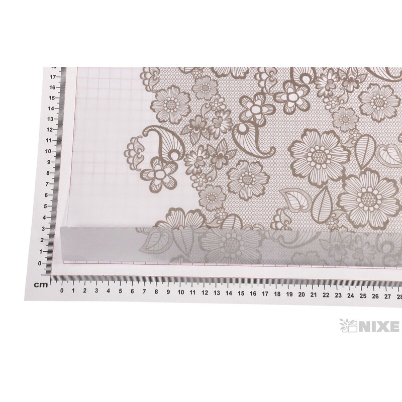 ROLE PAPÍR BRODERIE 79cmx40m*BÍLÁ+ŠEDÁ