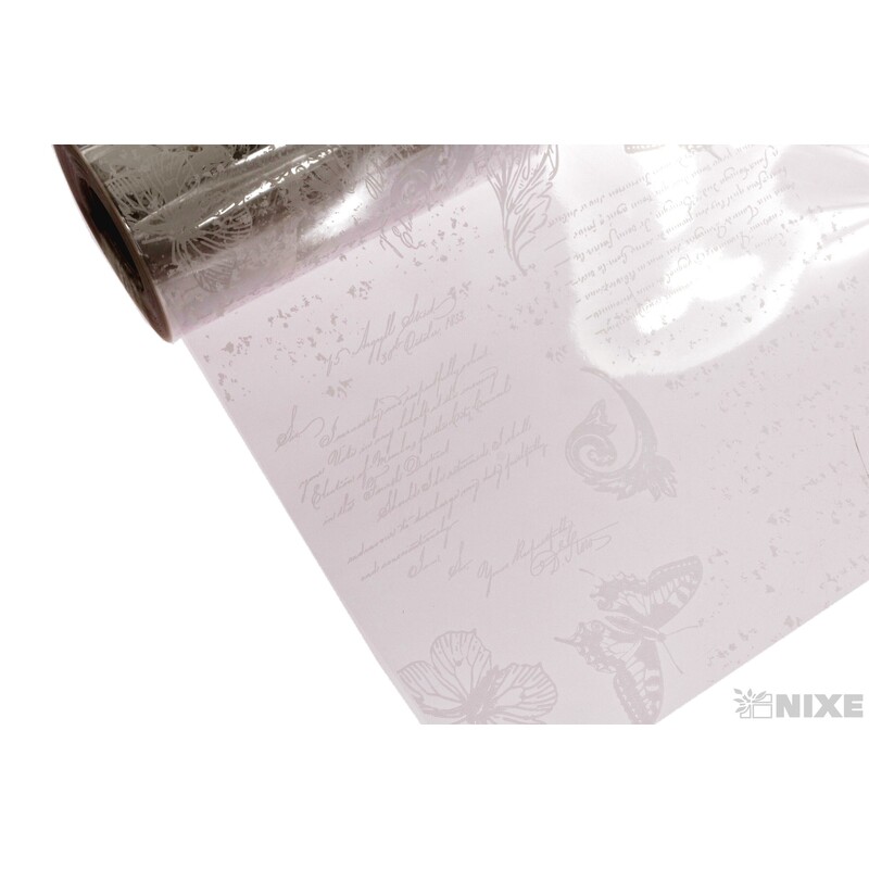 ROLE PLAST ROMANCE 80cmx100m*BÍLÁ