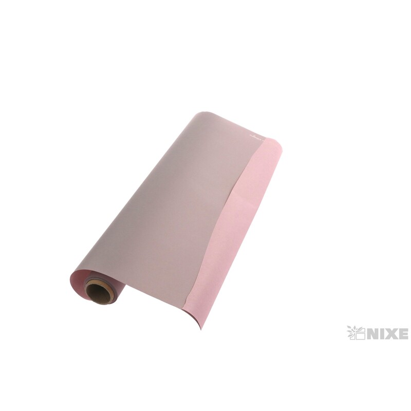 ROLE PAPÍR 49cmx10m*RŮŽOVÁ+ŠEDÁ