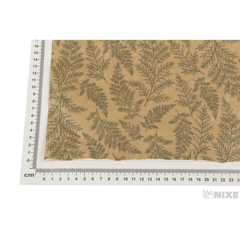 ROLE PAPÍR 49cmx10m*PŘÍRODNÍ+ZELENÁ