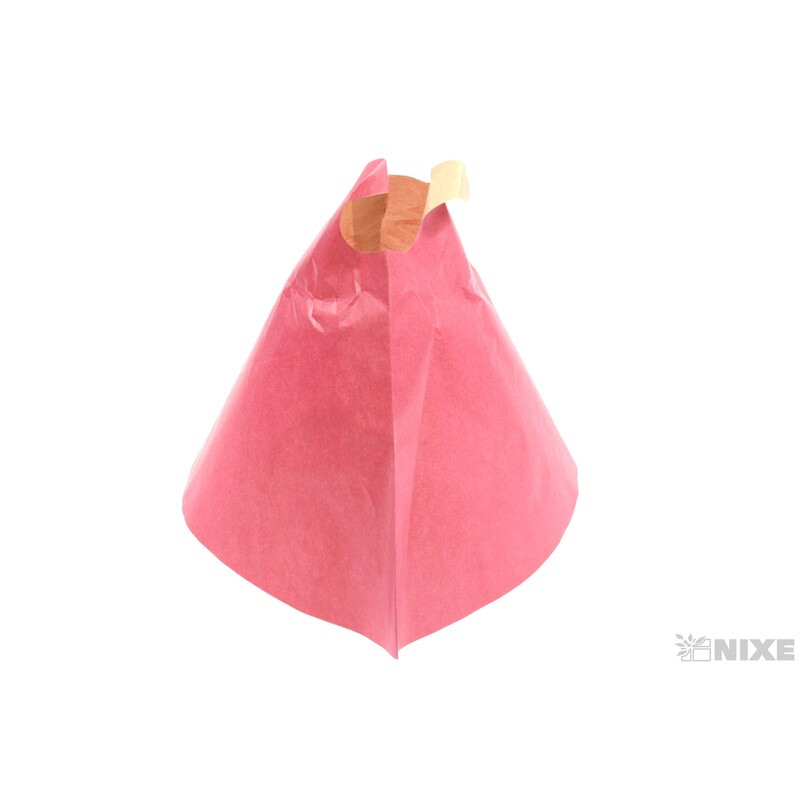 OBAL PAPÍR 25x25cm*RŮŽOVÁ TM.