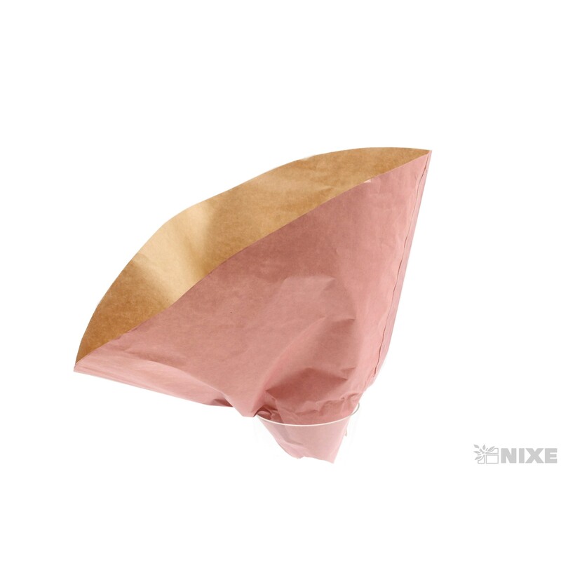 OBAL PAPÍR 25x25cm*RŮŽOVÁ