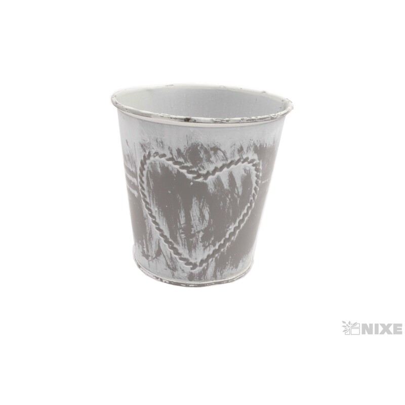 PLECHOVÝ OBAL 10x10cm*BÍLÁ