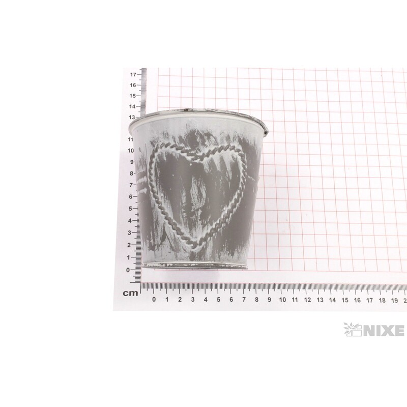 PLECHOVÝ OBAL 10x10cm*BÍLÁ