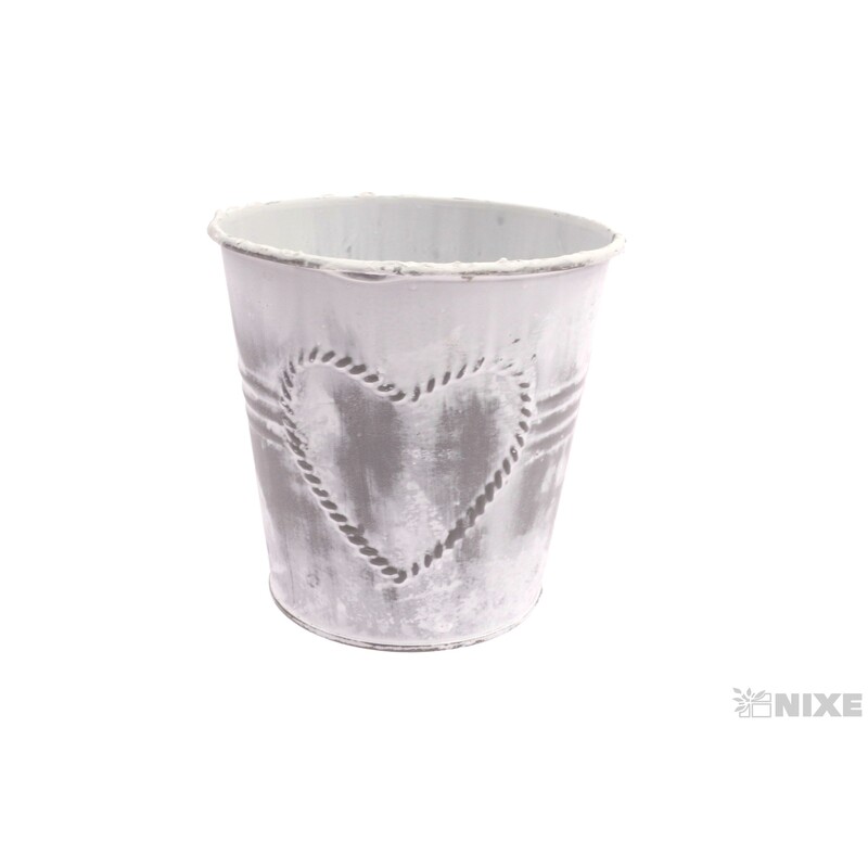 PLECHOVÝ OBAL 12x12cm*BÍLÁ