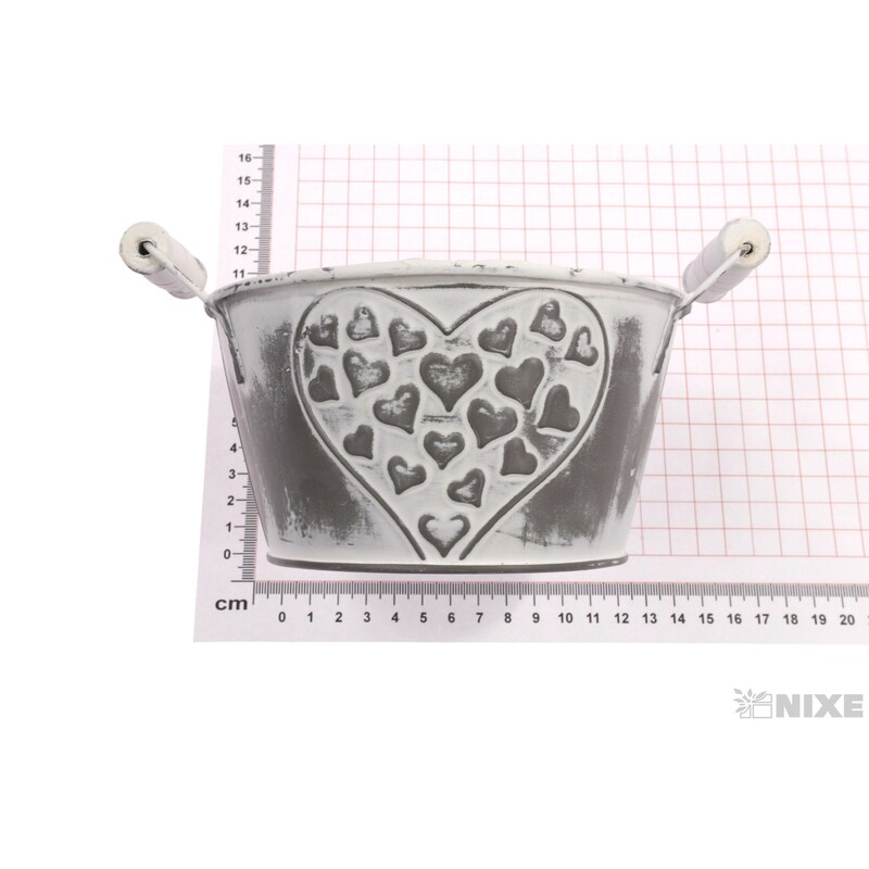 PLECHOVÝ OBAL 14x08cm*BÍLÁ