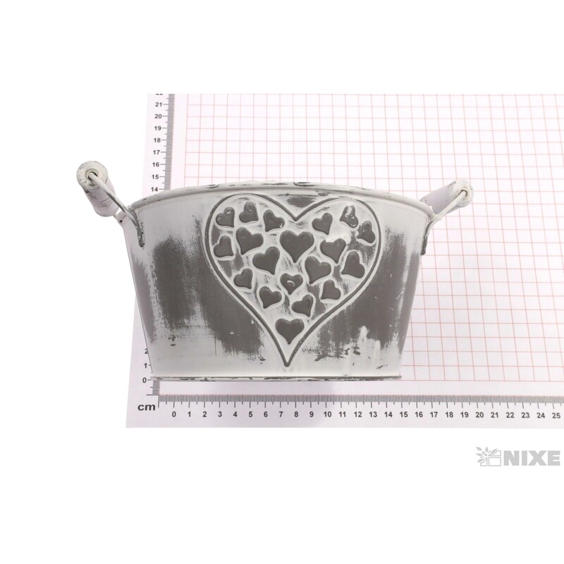 PLECHOVÝ OBAL 17x09cm*BÍLÁ